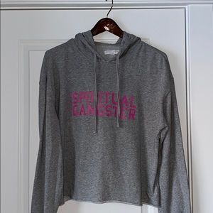 Spiritual Gangster Varsity Pullover Hoodie (large)